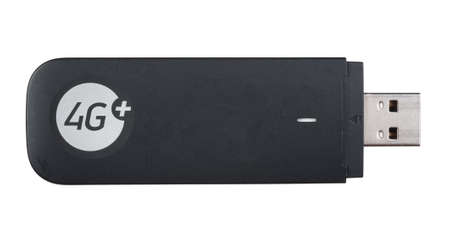 4G modem on white background