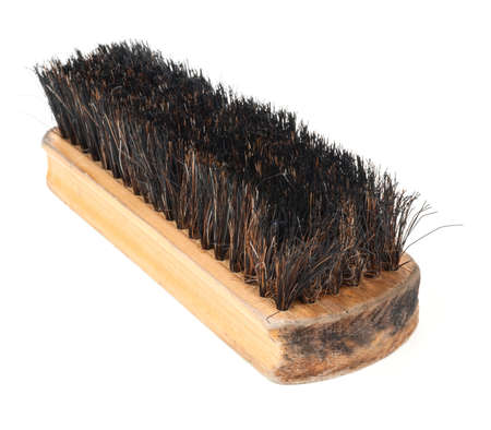 Clothes brush on white background