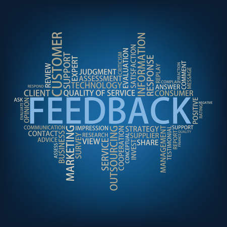 Feedback Tag Cloud, vectorのイラスト素材