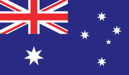 Australia flag, vectorのイラスト素材