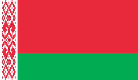 Belarus flag, vectorのイラスト素材