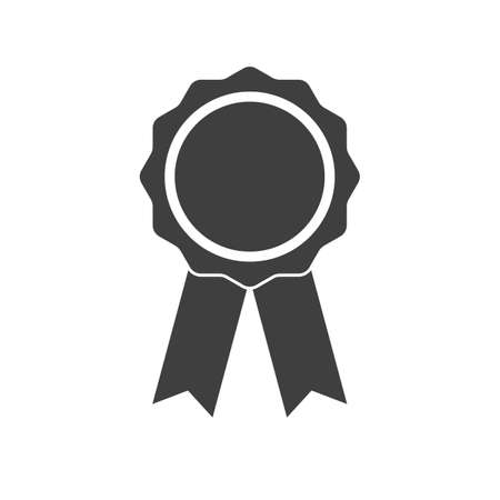 Award icon - simple flat design isolated on white background, vectorのイラスト素材