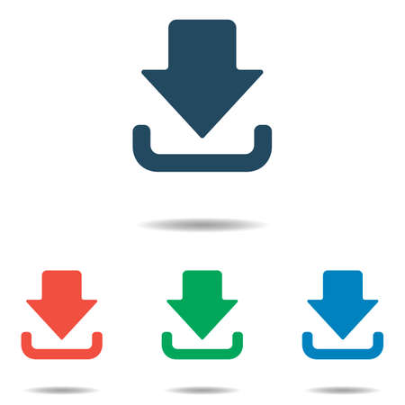 Download icon set.のイラスト素材