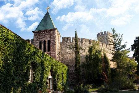 Kalemegdan Fortress And Church Called Ruzica In The City Of Belgrade, Serbiaのeditorial素材