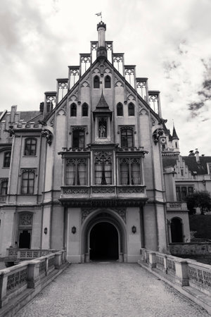 Grafenegg Castle in the Krems-Land district of Lower Austriaのeditorial素材