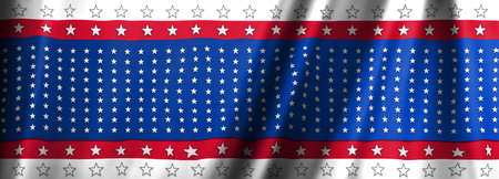 Independence Day banner. 4th Of July national Holiday in United States of America