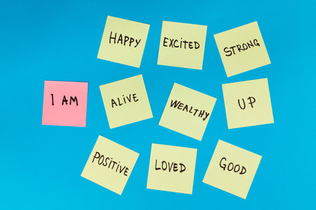 Empowering quotes, notes, messages of positive thoughts and words about Self-esteem and confidence