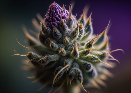 Cannabis Flower. Marijuana bud Macro shot. High detail closeup. Ai generative illustrationの素材