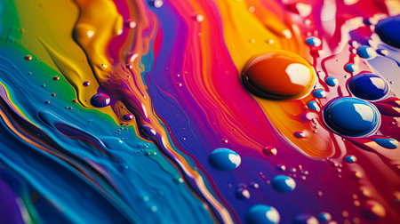 Water color smudge. Colorful, abstract background. Generative Ai illustrationの素材