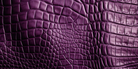 Alligator leather texture in purple color. Textured backgrouds and backdrops. Generative Ai illustrationの素材