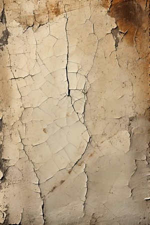 Cracked textured wall. Background design. Ai Generative illustrationの素材