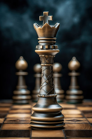 King chess piece. Ai Generative imageの素材