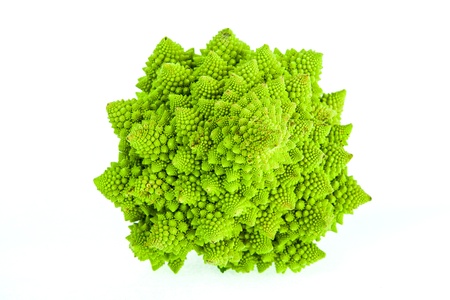 Romanesco broccoli - healthy vegetable and geometric wonderの写真素材