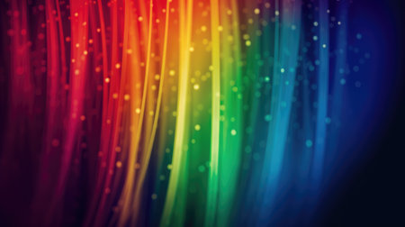 Rainbow colors abstract background for web design and desktop envelopment.  Ai generatedの素材