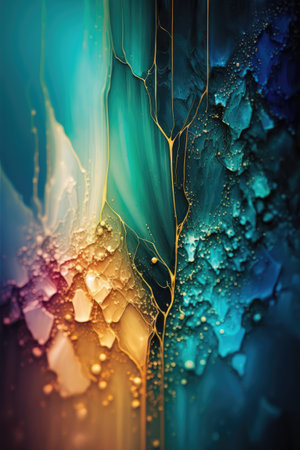 Colorful abstract background. Oil painting style. Colorful texture. Abstract fluid texture background, ai generatedの素材