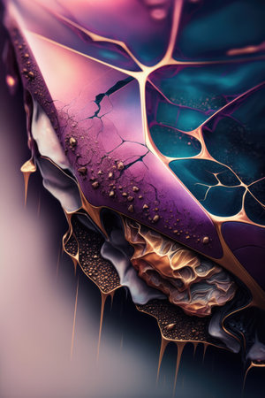 3d illustration of abstract geometric composition,digital art works. Computer generated graphics. Ai generatedの素材