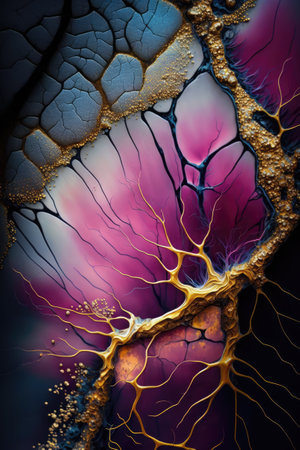 3D surreal illustration. Ai generatedの素材