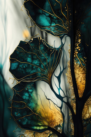 3D surreal illustration. Ai generatedの素材