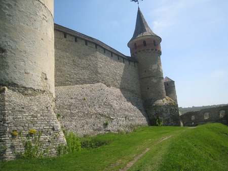 Side view of the fortress,のeditorial素材