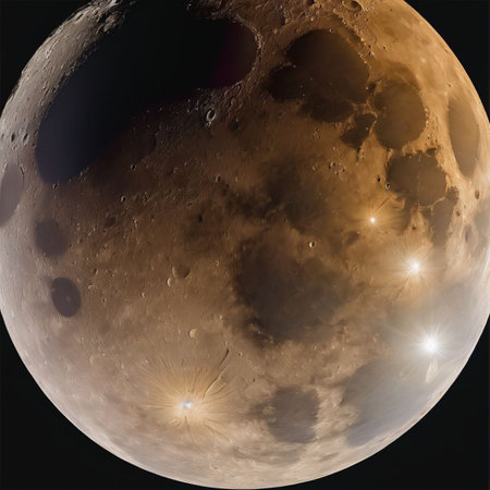 earth and moonの素材