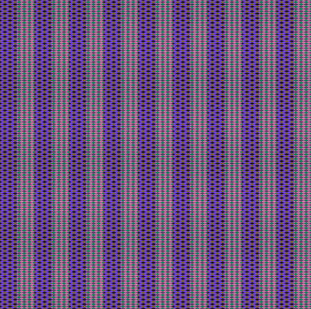 Seamless, Vector Image of Colored Stripes of Purple Hue, Arranged in An Order That Creates A Spotty...