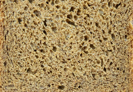 Photograph of the Cut Surface of a Rye Bread Loaf