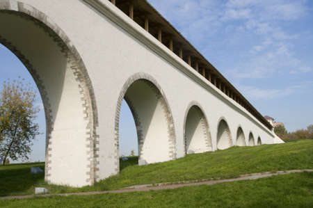 Russia, Moscow, 2010. 10. 06 Rostokino aqueduct from XIX century の写真素材