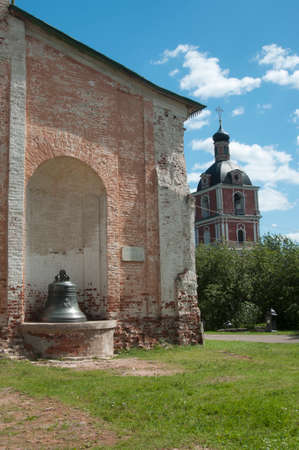 PERESLAVL-ZALESSKY, RUSSIA, JULY 25, 2015 The former Goritsky Monastery of Dormition, (now Historical and Architectural Museum-Reservation), The Dormition Cathedral (now the exposition place), fragmentのeditorial素材
