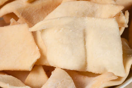 Twiglets pastry, close up shot, local focus