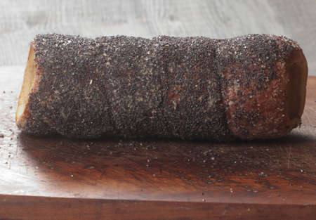 TrdelnÃ­k with poppy seeds, close up shotの写真素材