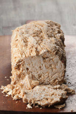 Sesame halva, close up shot, local focus