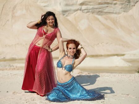 Bellydance in outdoorsの写真素材