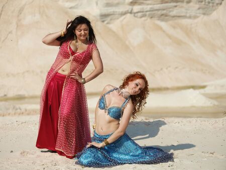 Bellydance dancersの写真素材
