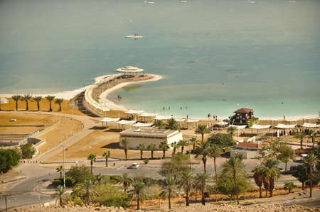 Resort on the Dead sea. beach.のeditorial素材