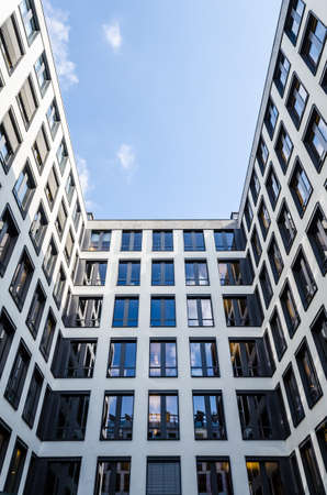 front of  a modern office building - business propertyの写真素材