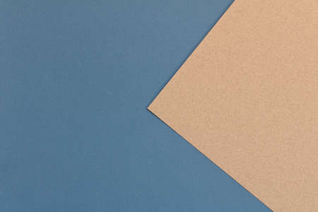 Blue gray background texture of colored paper. Trendy colors for design. Abstract geometric .の写真素材