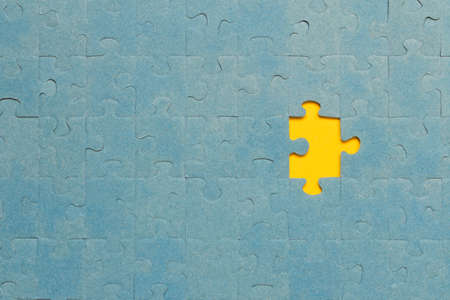 Abstract background of many puzzles. The concept of teamworkの写真素材