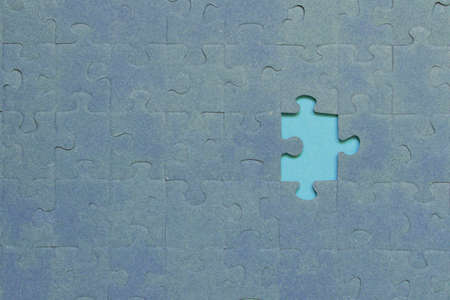 Abstract background of many puzzles. The concept of teamworkの写真素材