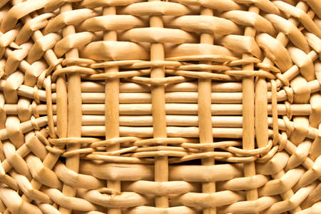 Texture of a wicker basket . Abstract conceptual design background. Selective focus