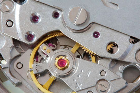 Macro Photo of the Watch movement