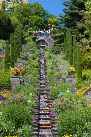 Isle of Mainau flower garden, Germanyのeditorial素材