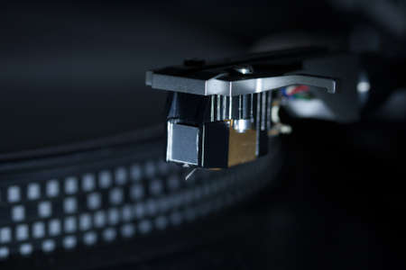 Macro photo of the Tonearm
