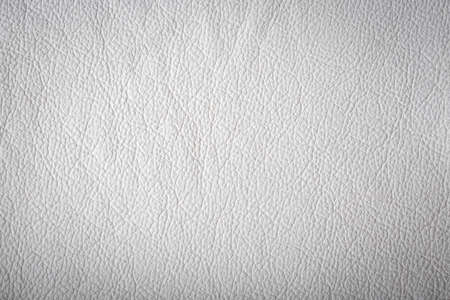 Natural white leather surface