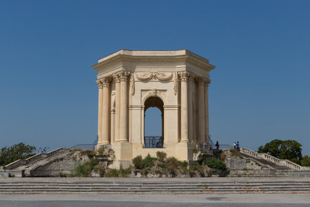 Pavillon Peyroux, August 03, 2017 in Montpellier, Franceのeditorial素材