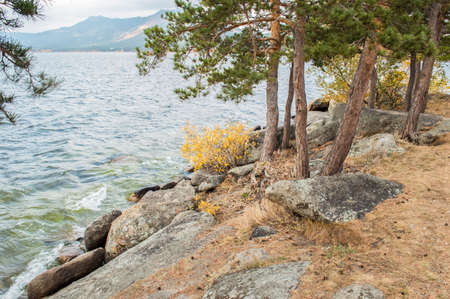 Picturesque places of Kazakhstan, Borovoe village, with its unique lakes and forests!の写真素材