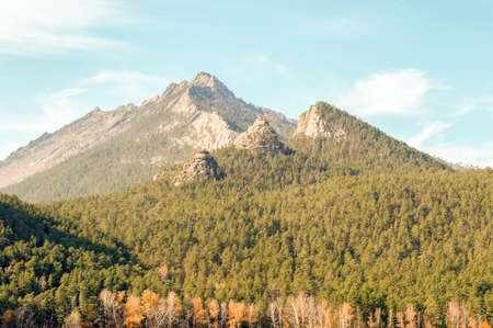 Picturesque places of Kazakhstan, Borovoe village, with its unique lakes and forests!の写真素材