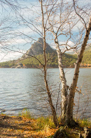 Picturesque places of Kazakhstan, Borovoe village, with its unique lakes and forests!の写真素材
