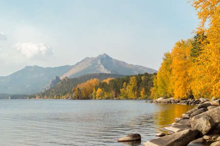 Picturesque places of Kazakhstan, Borovoe village, with its unique lakes and forests!の写真素材