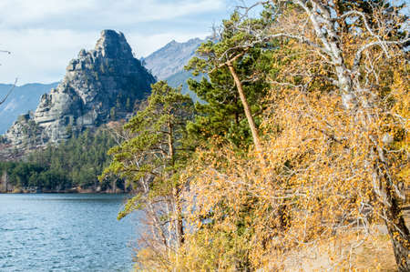 Picturesque places of Kazakhstan, Borovoe village, with its unique lakes and forests!の写真素材