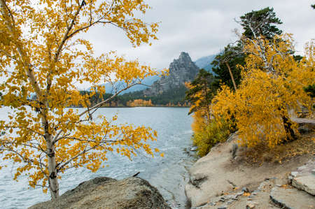 Picturesque places of Kazakhstan, Borovoe village, with its unique lakes and forests!の写真素材